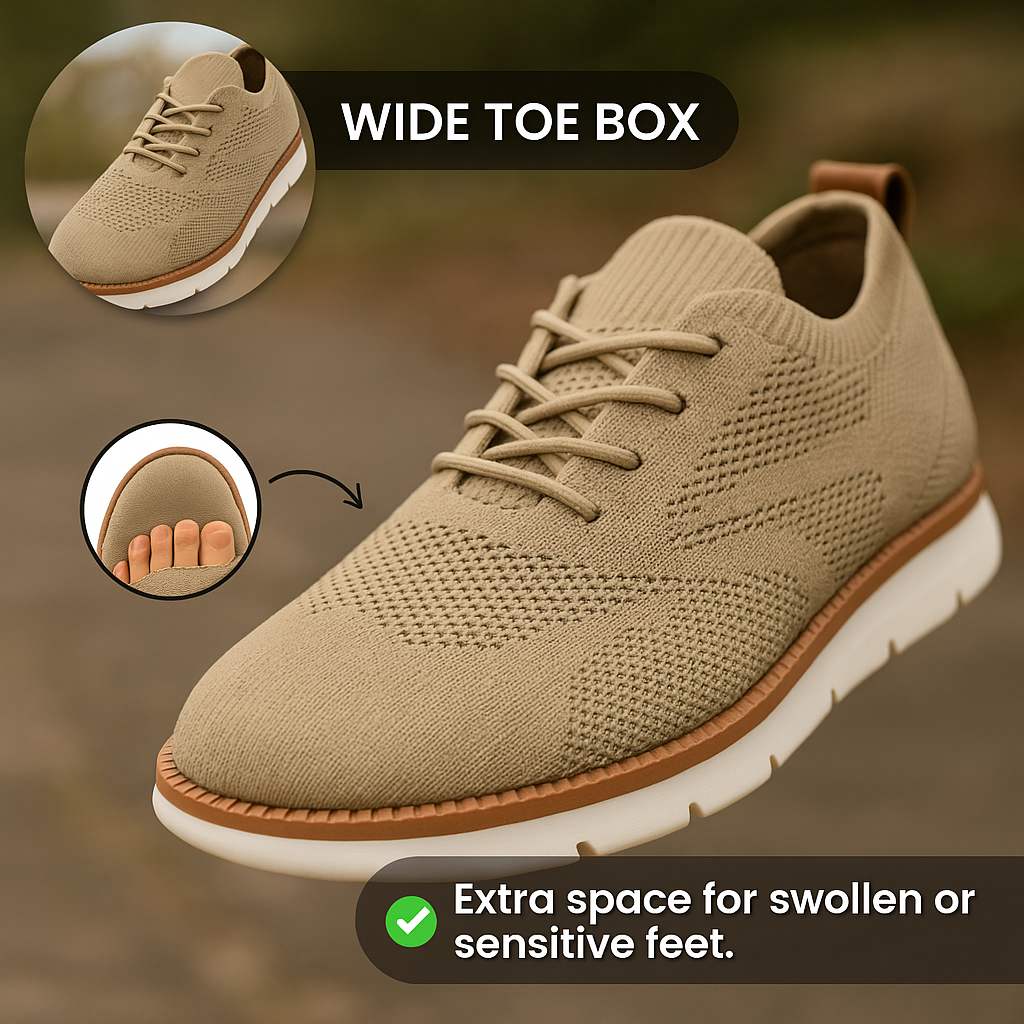 Wide-Fit Orthopedic Shoes — Walk in Comfort